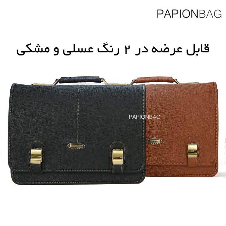 کیف اداری دانشجویی چرم مصنوعی اعلا مدل 92 - تصویر 8