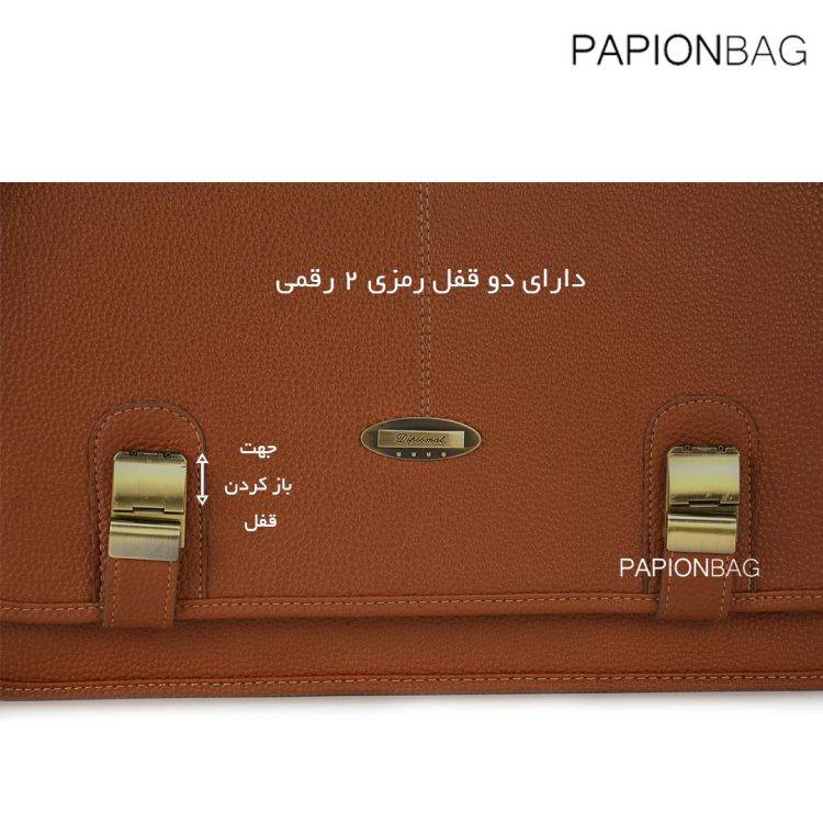 کیف اداری دانشجویی چرم مصنوعی اعلا مدل 92 - تصویر 9