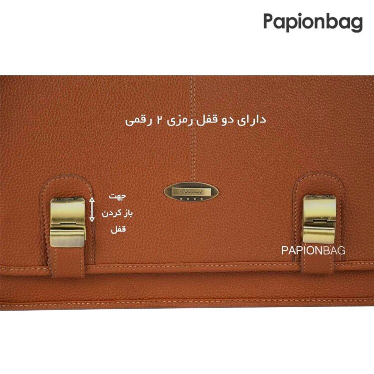 کیف اداری دانشجویی چرم مصنوعی اعلا مدل 92 - تصویر 4