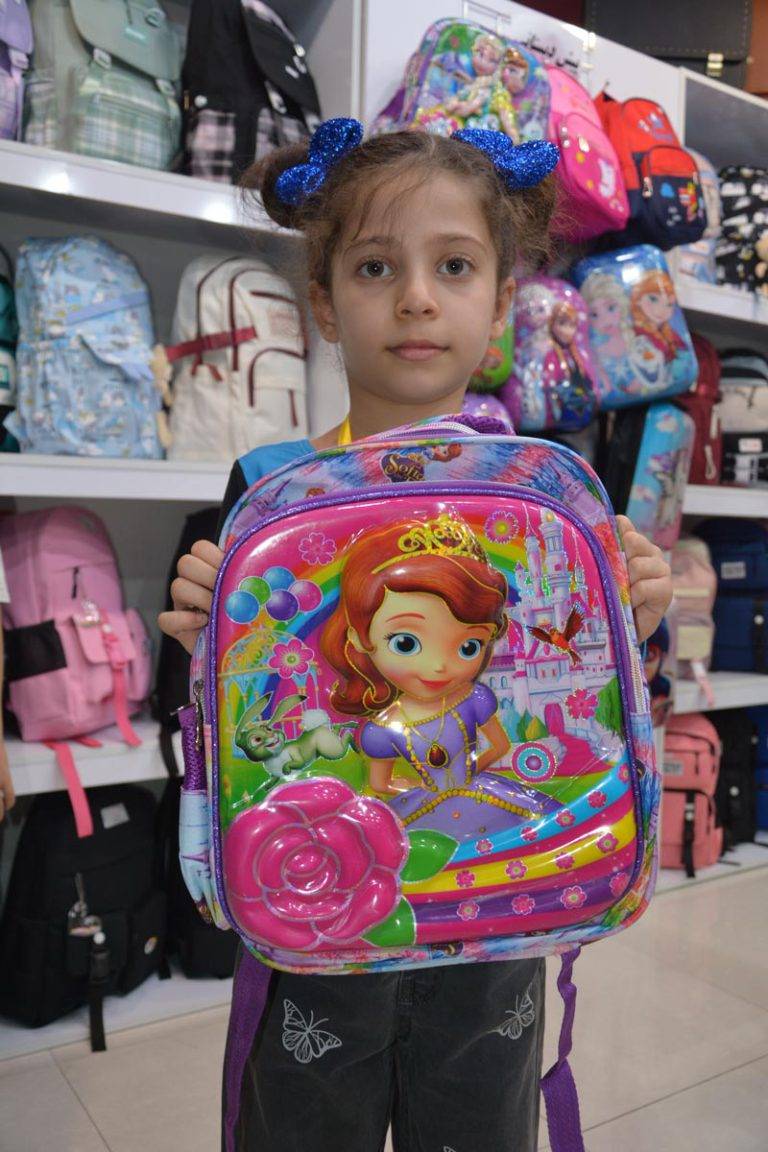 کیف مدرسه دخترانه بنفش خارجی طرح پرنسس سوفیا مدل 107 - تصویر 11