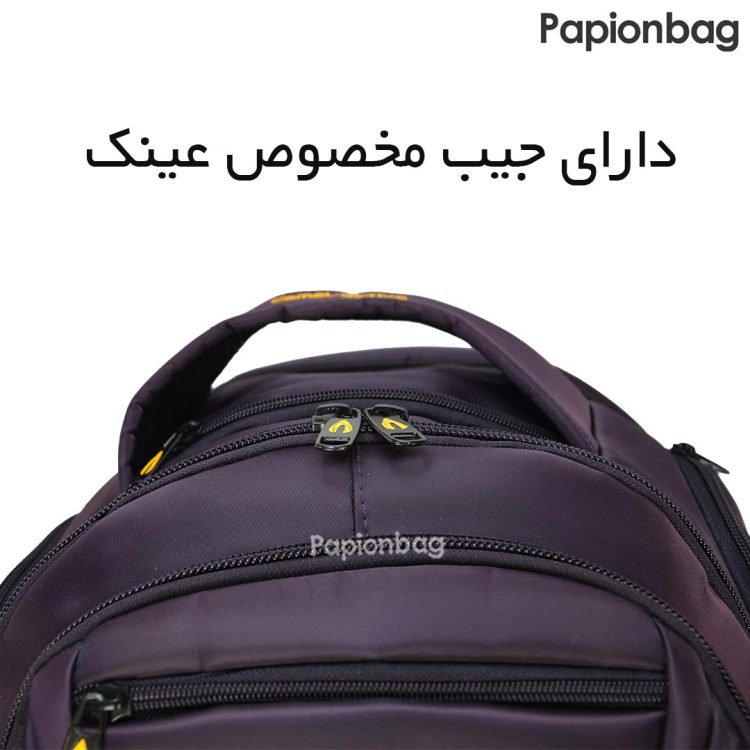 کوله پشتی لپ تاپی کمل اکتیو همراه کاور باران و جیب عینک کد200 - تصویر 20