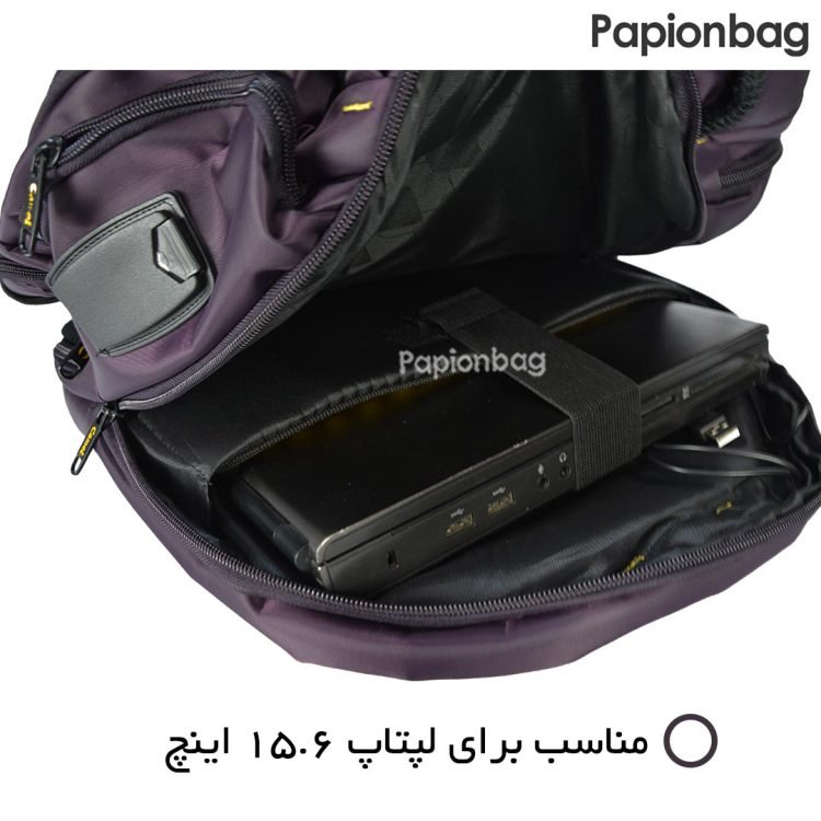 کوله پشتی لپ تاپی کمل اکتیو همراه کاور باران و جیب عینک کد200 - تصویر 9