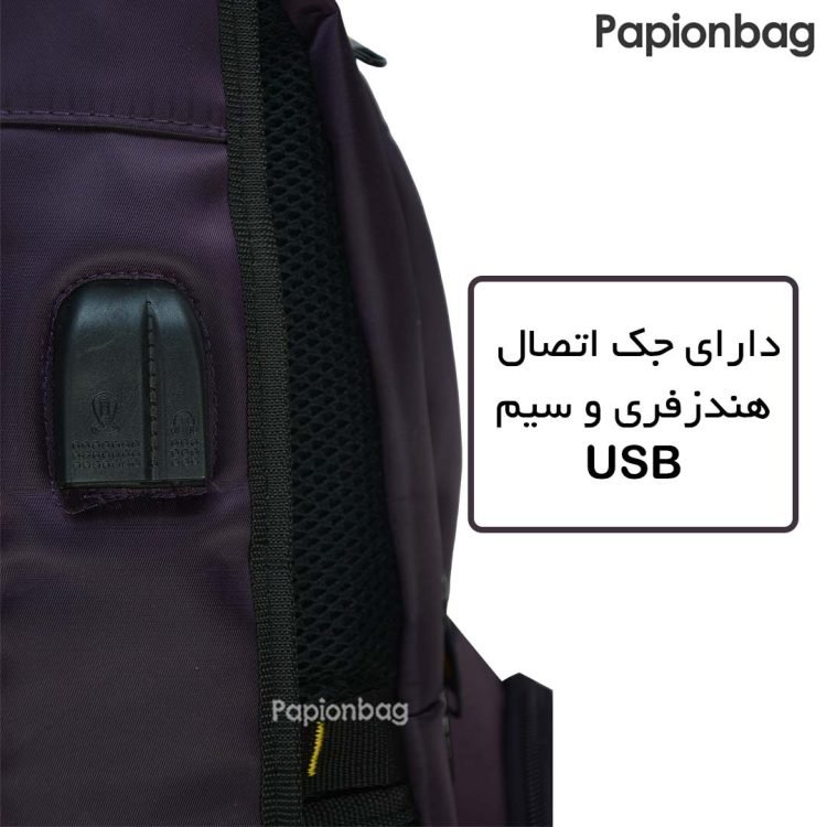 کوله پشتی لپ تاپی کمل اکتیو همراه کاور باران و جیب عینک کد200 - تصویر 16
