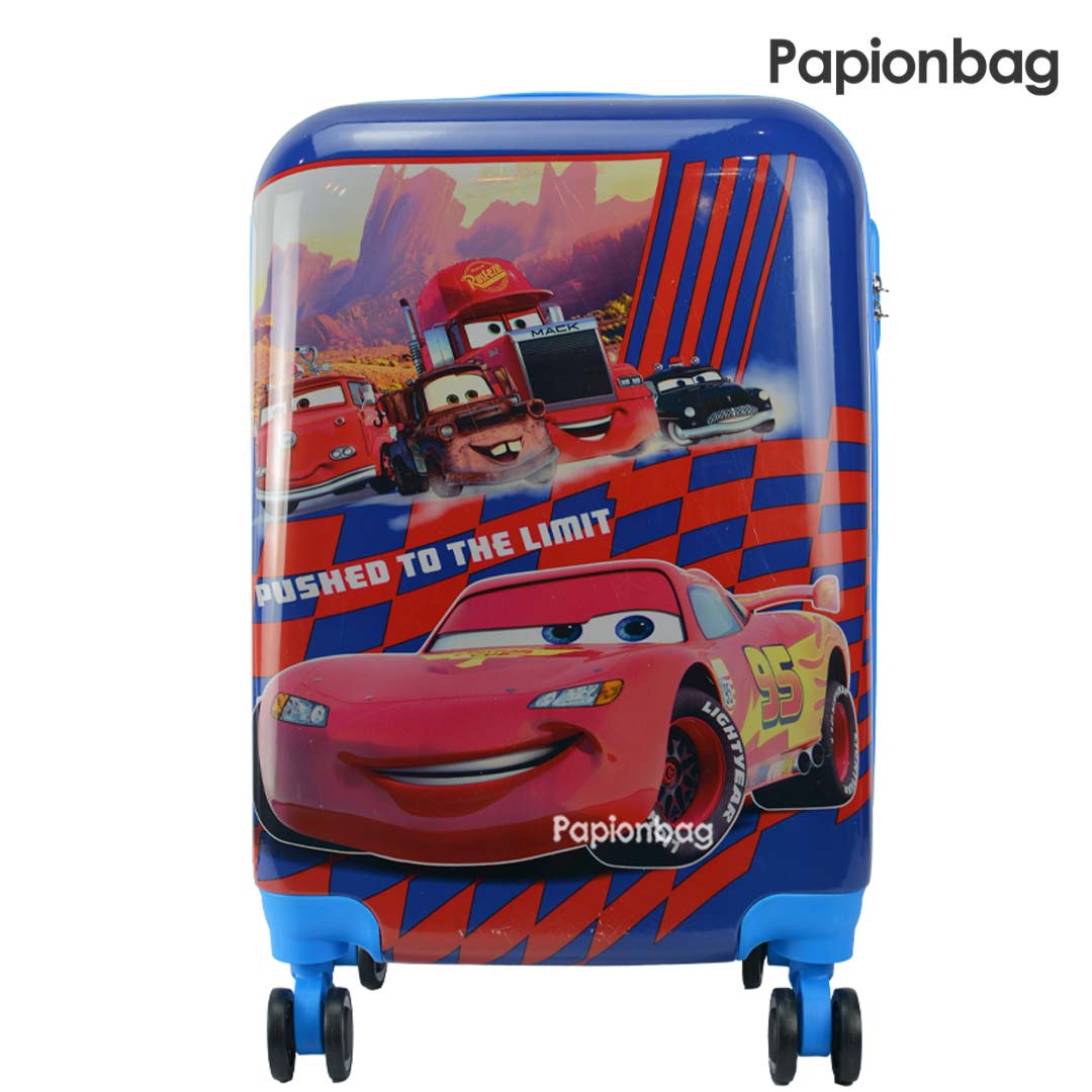 Blue McQueen design baby luggage (1) Blue McQueen design baby luggage 1