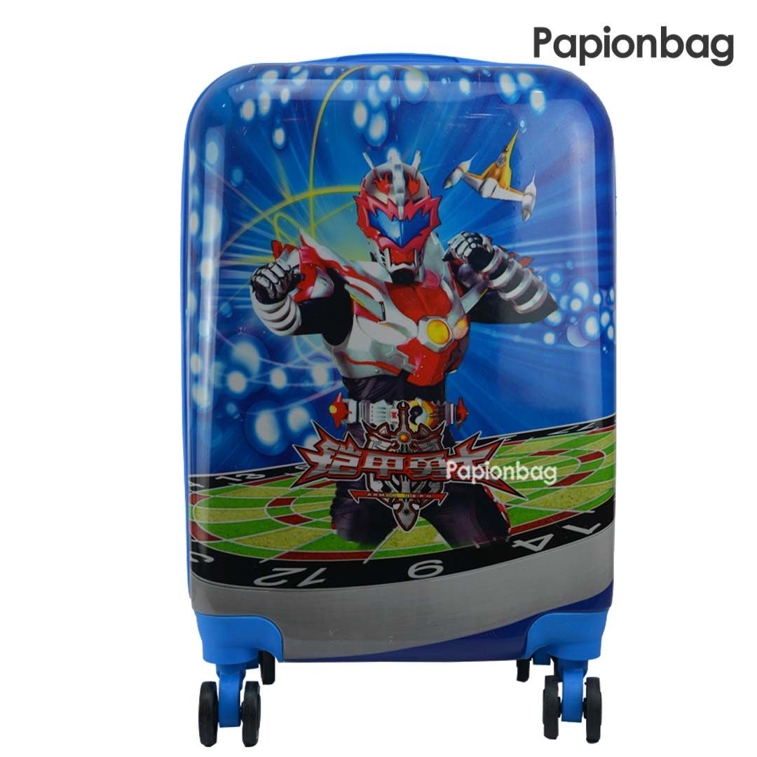 Blue robot design baby suitcase 9