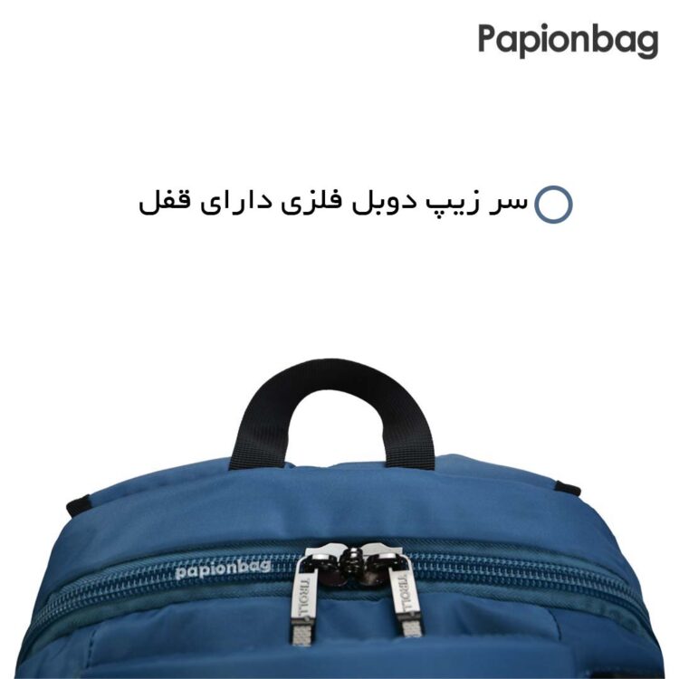 کوله پشتی لپ تاپ وارداتی اعلا تیرول Tiroll کد446 - تصویر 16