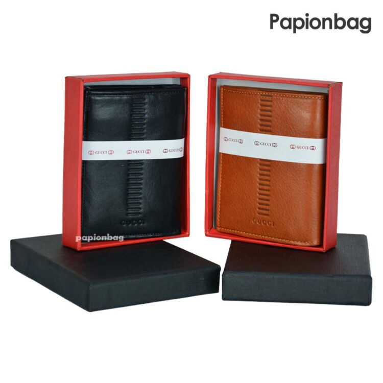 کیف پول مردانه چرم طبیعی گوچی کد663 - تصویر 7