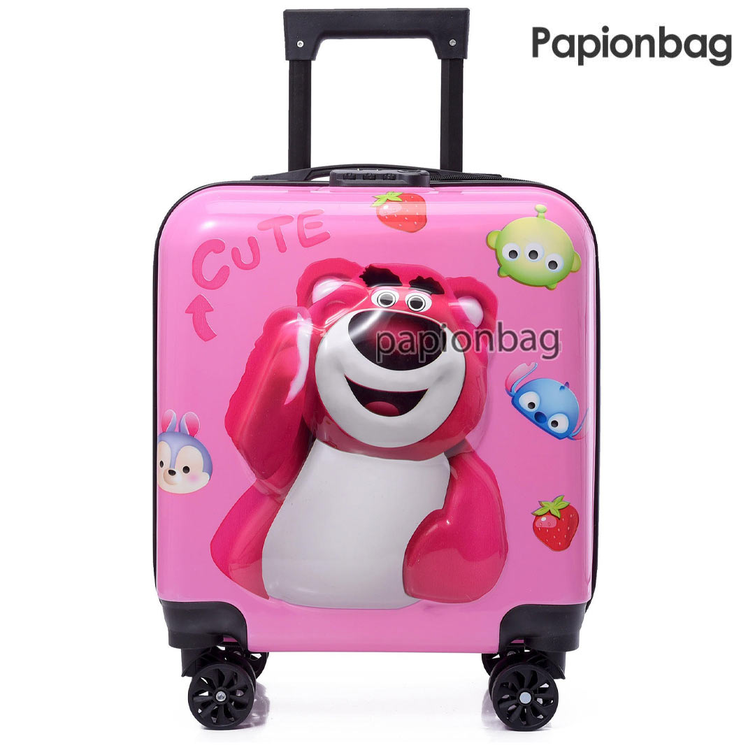 Childrens suitcase with bear design Lotso 8888 Childrens suitcase with bear design Lotso 8888