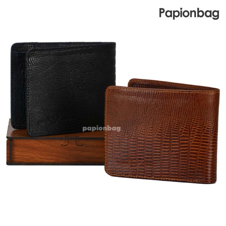 کیف پول مردانه چرم طبیعی با جعبه چوبی کادویی کد846 - تصویر 6