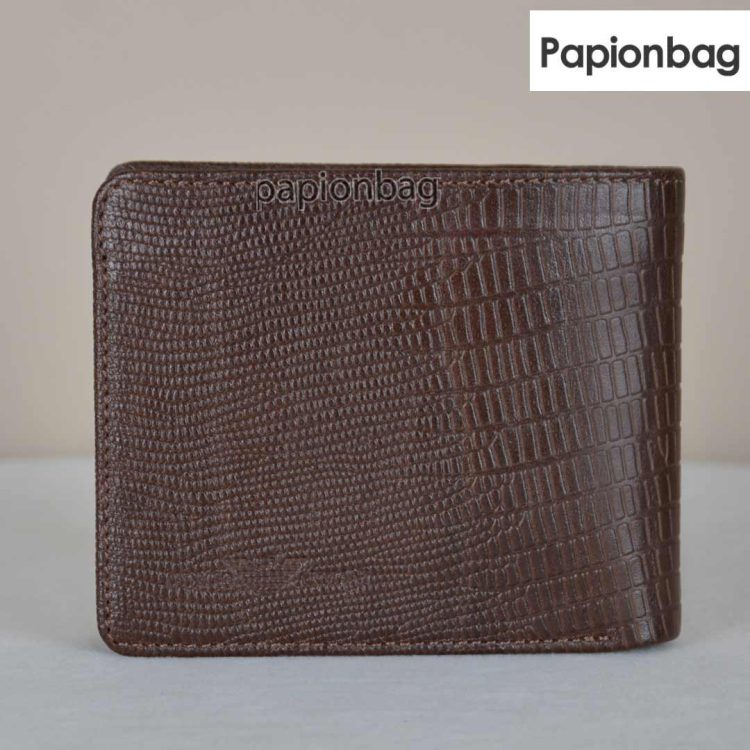 کیف پول مردانه چرم طبیعی با جعبه چوبی کادویی کد846 - تصویر 9
