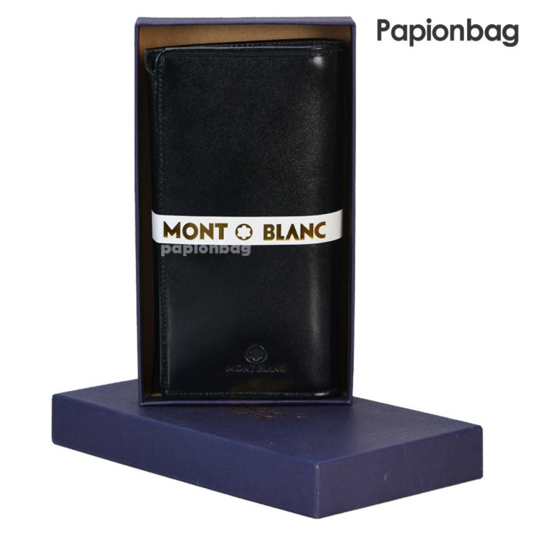 کیف پول چرم طبیعی اعلاء برند مونت بلانک(Mont Blanc) کد853 - تصویر 2