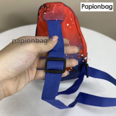 بادی بگ بچگانه طرح اسپایدرمن کد992 2 بند اشنه ای قابل تنظیم بادی بگ کودکانه کد 992