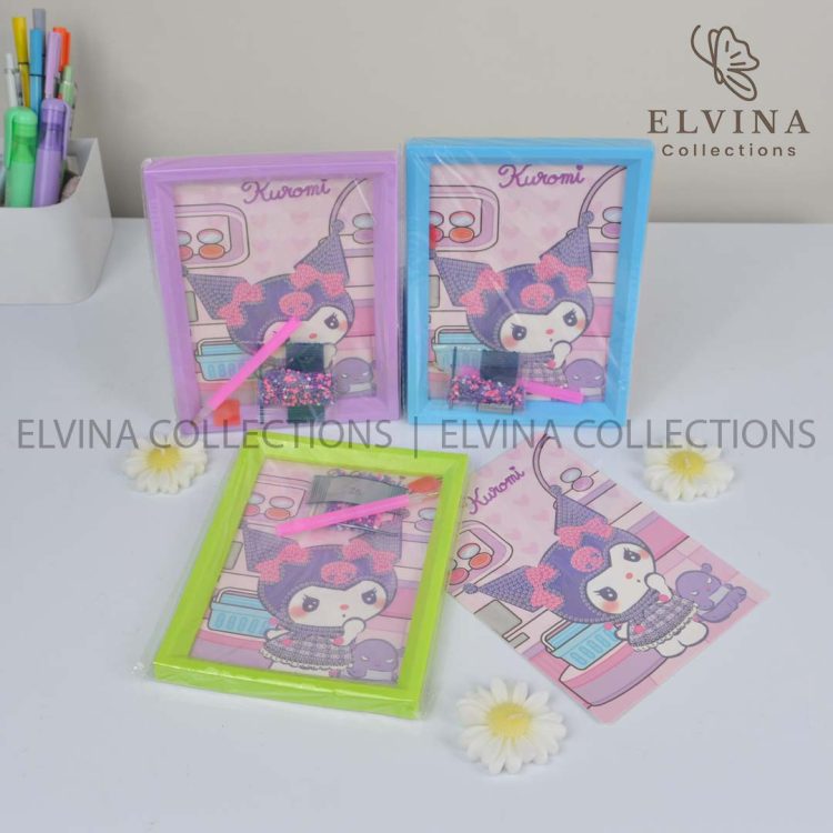 نقاشی الماسی کرومی قاب دار سایز 14 × 18 کد 1424 - تصویر 5