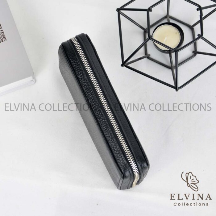 کیف پول اکاردئونی چرم طبیعی جدید و شیک کد1579 دارای بند مچی - تصویر 3