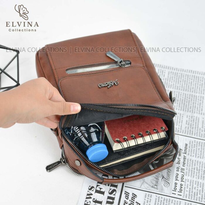 کیف دوشی سایز متوسط Milano کد 1675 چرم مصنوعی اعلاء مناسب روزمره - تصویر 15
