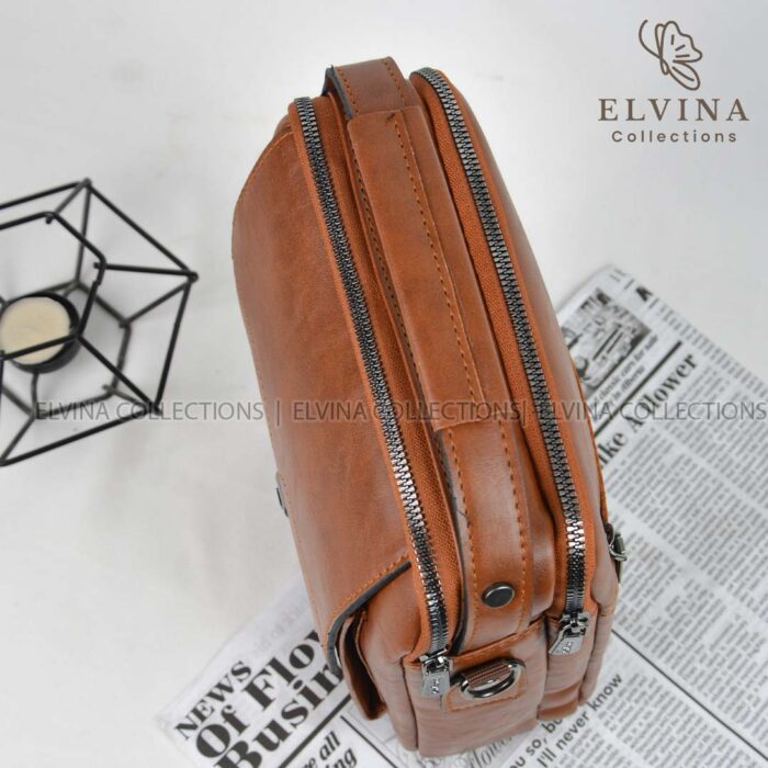 کیف دوشی Milano سایز کتاب و سررسید کد 1678 چرم مصنوعی اعلاء - تصویر 10