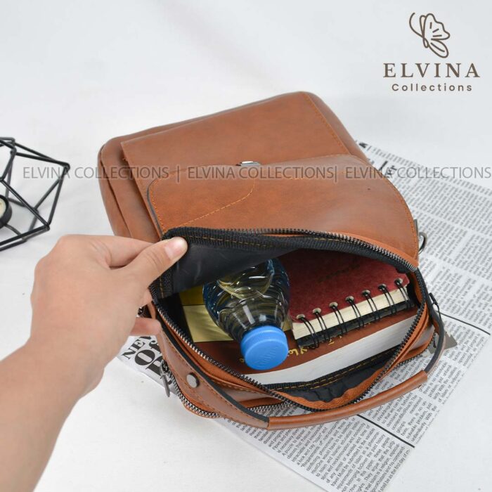 کیف دوشی Milano سایز کتاب و سررسید کد 1678 چرم مصنوعی اعلاء - تصویر 7
