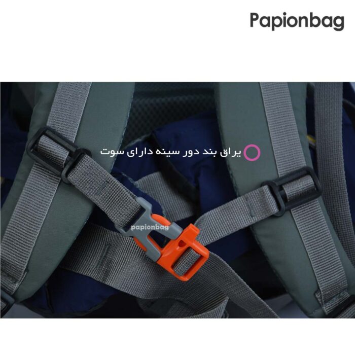 کوله پشتی کوهنوردی حرفه ای فنردار 35+5 لیتری دیوتر (duter) کد963 - تصویر 4